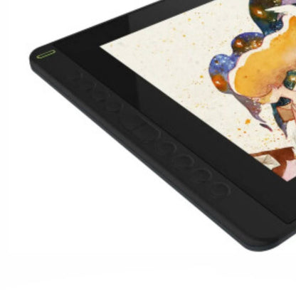 HUION Kamvas 16 graphics display pen 16 inch, Full HD, 120% sRGB, 8,192 pressure levels, tilt detection, USB-C, compatible with Windows and Mac, ideal for digital drawing and illustrations.