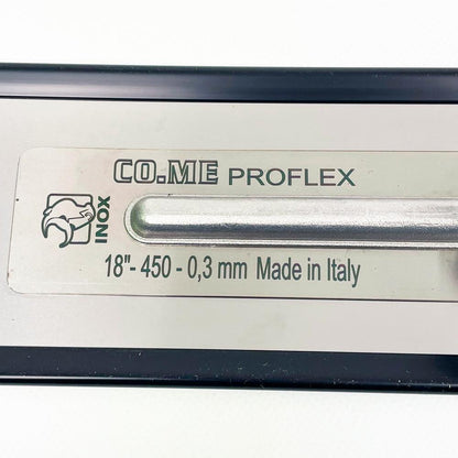 COME 381INFX450 Venezianischer Stuckspachtel, Proflex Edelstahl, 450x110mm, 0,3mm Stärke, flexibles Profiwerkzeug