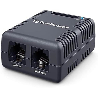 CyberPower SNEV001, Umgebungssensor, RJ45 x 2, 4 Eingangskontakte, misst Temperatur und Luftfeuchtigkeit, kompatibel mit RMCARD205/400.