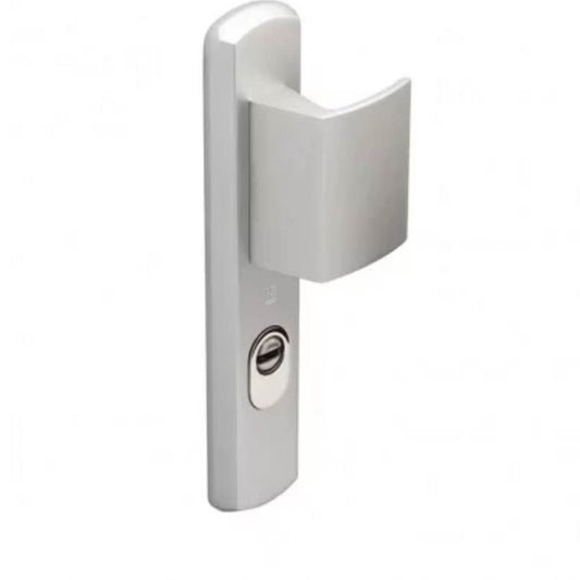 Heracles Salomé, F1, Sicherheits-Türgriff, eloxiertes Silber, robust, elegantes Design, einfache Montage, langlebig.