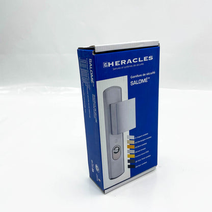 Heracles Salomé, F1, Sicherheits-Türgriff, eloxiertes Silber, robust, elegantes Design, einfache Montage, langlebig.