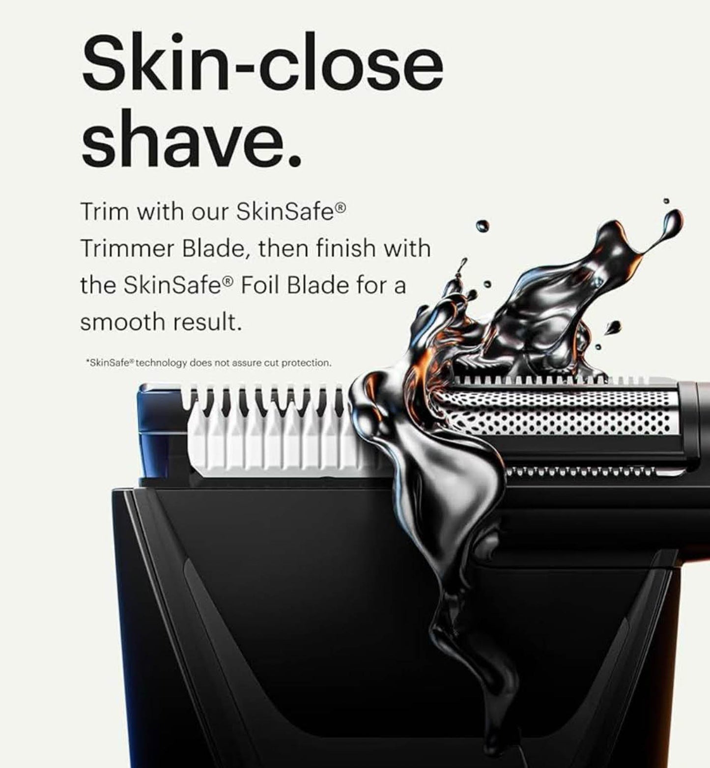 MANSCAPED® The Lawn Mower® 5.0 Ultra, Intim- und Körperhaartrimmer, SkinSafe®, wasserdicht, Akku, Etui, Trimmen & Glattrasur.