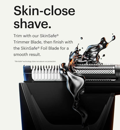 MANSCAPED® The Lawn Mower® 5.0 Ultra, Intim- und Körperhaartrimmer, SkinSafe®, wasserdicht, Akku, Etui, Trimmen & Glattrasur.