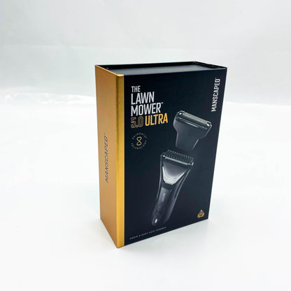 MANSCAPED® The Lawn Mower® 5.0 Ultra, Intim- und Körperhaartrimmer, SkinSafe®, wasserdicht, Akku, Etui, Trimmen & Glattrasur.