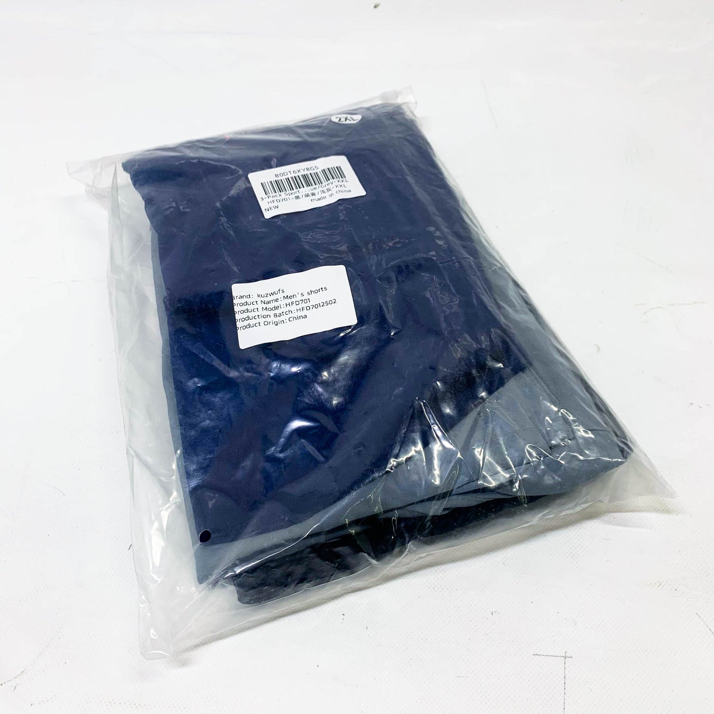 kuzwufs Sporthose 2XL Herren, 3er Pack, Kurz, mit Taschen, ideal für Fußball, Tennis, Basketball, Fitness und Freizeit.