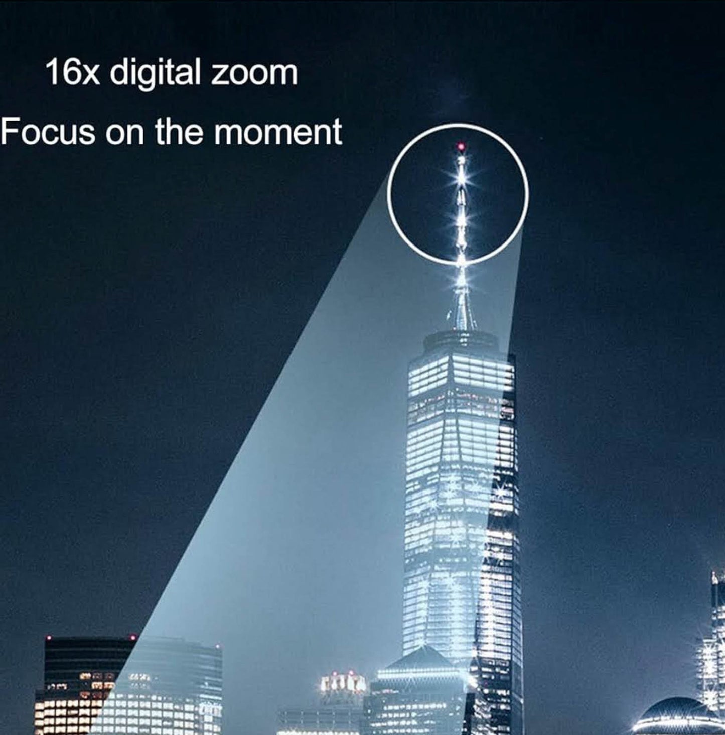 48MP Digital Camera, 5K WiFi Vlogging, 16X Zoom, Anti-shake, 3.5" Screen, Flash Hot Shoe Port, ideal for content creators.