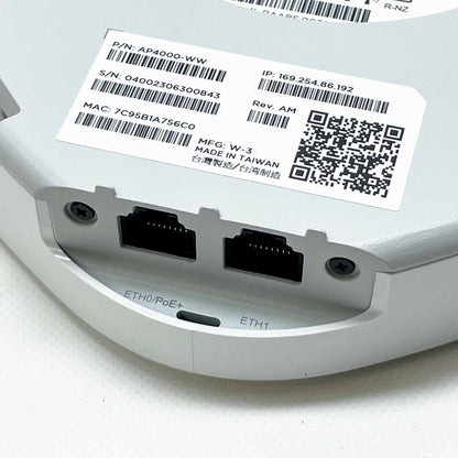 Extreme Networks AP4000-WW, Indoor Tri Radio, Wi-Fi Access Point, integrierte Lichtleistungssensoren, AI/ML, Green Mode, INT Antennen T-Bar.