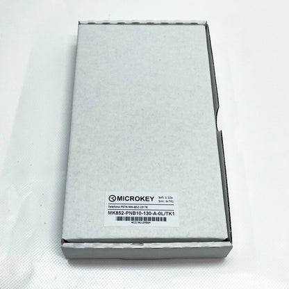 Microkey MK852-PNB10-130-A-0L/TK1 autonomes, freihändiges PSTN-Telefon, batteriebetrieben, ideal für flexible Nutzung.