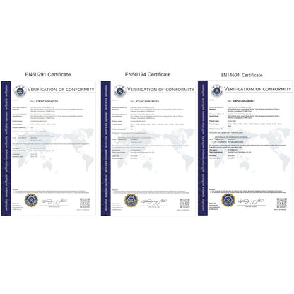 Gedsffati HD11-CS, Kombinierter Rauch- und CO-Melder, Steckermodell, zuverlässig, kompakt, ideal für Zuhause.