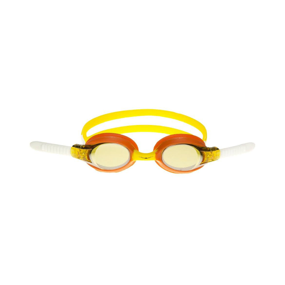 AqtivAqua Schwimmbrille Kinder, Schwimmbrille, für Kinder 3-10 Jahre, Orange/Weiß, UV-Schutz, anti-fog