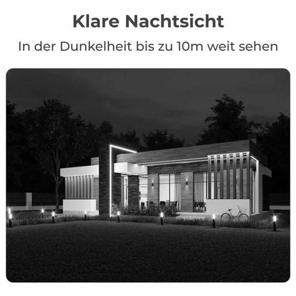 Reolink Argus B320 WLAN IP Kamera, 2304x1296 Pixel, HD-Video, kabellos, Nachtsicht, Bewegungserkennung, wetterfest.