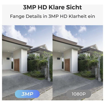 Reolink Argus B320 WLAN IP Kamera, 2304x1296 Pixel, HD-Video, kabellos, Nachtsicht, Bewegungserkennung, wetterfest.