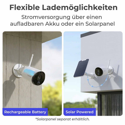 Reolink Argus B320 WLAN IP Kamera, 2304x1296 Pixel, HD-Video, kabellos, Nachtsicht, Bewegungserkennung, wetterfest.
