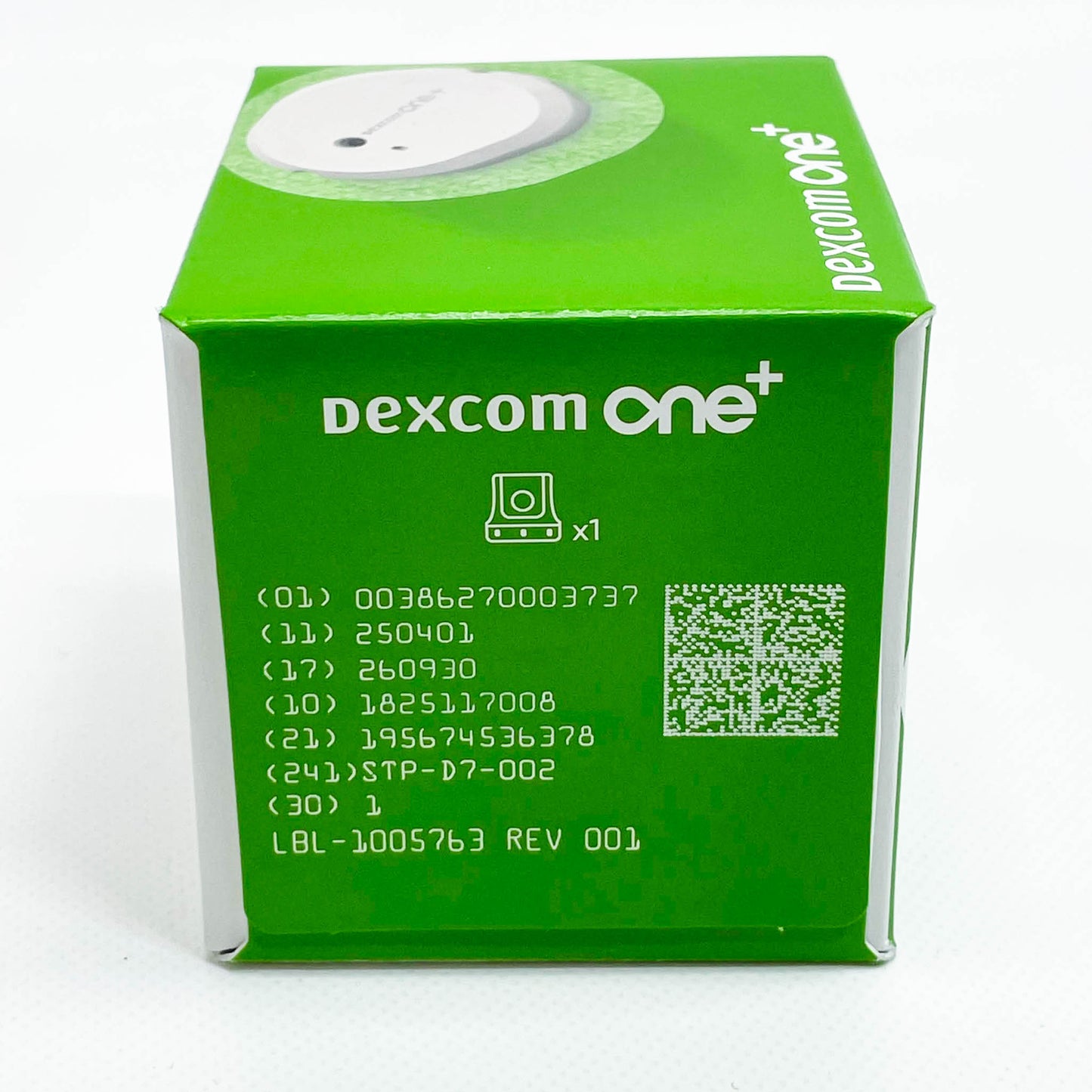 Dexcom ONE+, Single Sensor, kontinuierliche Glukosemessung, einfache Anwendung, langlebig bis 30.09.2026.