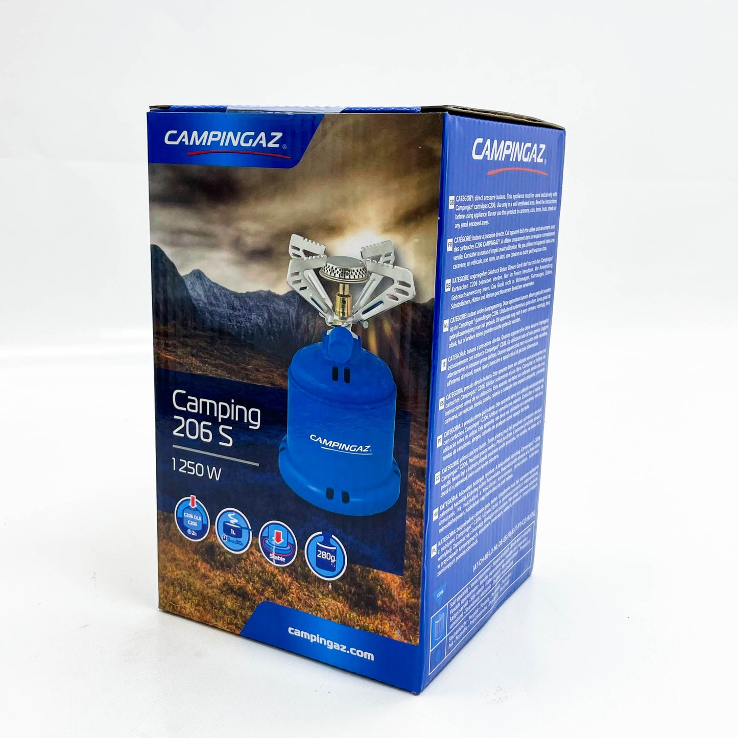 Campingaz 206 S, Gaskocher, 1-flammig, ideal für Camping, Festivals & Wanderungen, kompakt und leicht.