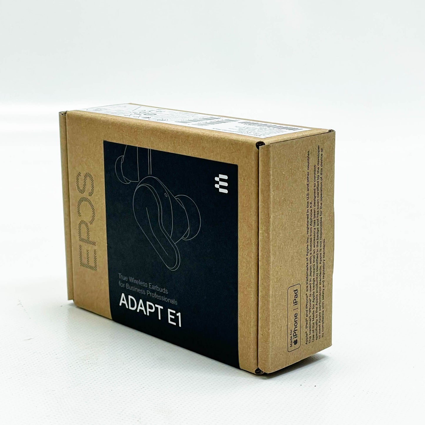 EPOS ADAPT E1, Kabellose In-Ear-Kopfhörer, Hybrides ANC, Multi-Point Bluetooth, 50H Akku, IPX5 wasserfest, USB-C Dongle.