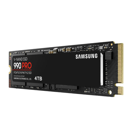 SAMSUNG 990 PRO, 4 TB, SSD, PCIe 4.0 x4, NVMe 2, M.2 2280, hohe Geschwindigkeit und Zuverlässigkeit.