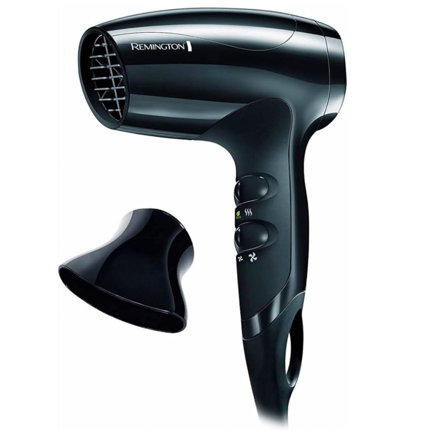 Remington Compact D5000, Haartrockner, 1800W, kompakt, leistungsstark, leicht, schwarz, ideal für Reisen.