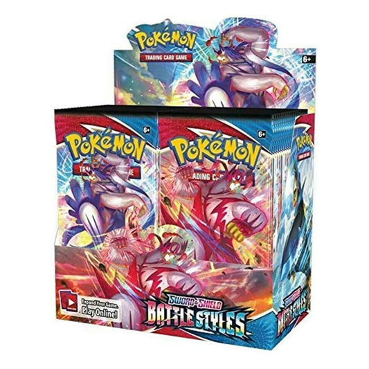 POKEMON Sword & Shield Battle Styles Display, 36 Boostertüten, 10 Karten pro Tüte, strategische Kämpfe, Sammelkarten