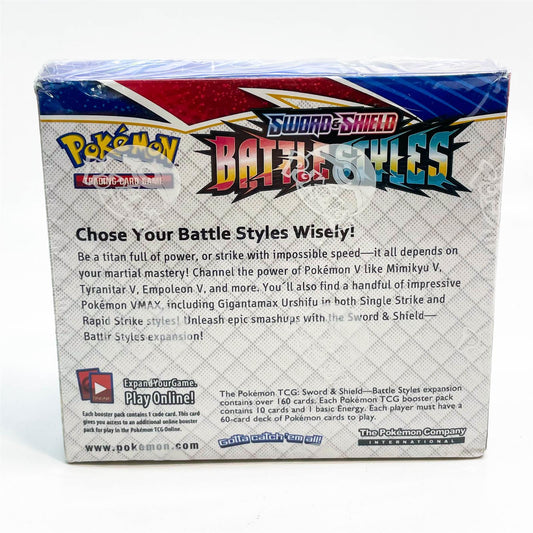 POKEMON Sword & Shield Battle Styles Display, 36 Boostertüten, 10 Karten pro Tüte, strategische Kämpfe, Sammelkarten