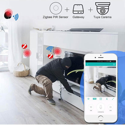 KETOTEK Tuya Gateway Hub, ZigBee WLAN Bluetooth, Smart Life APP, für Tuya-kompatible Geräte, vielseitige Steuerung.