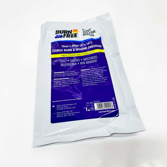 Burnfree Wundauflage 10x40, steril, Gel, schmerzlindern, kühlend, für Verbrennungen, schnelle Heilung, hautfreundlich.