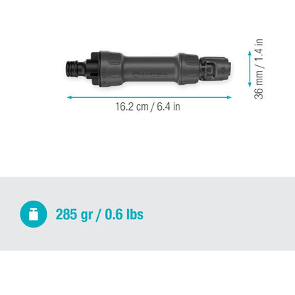 Gardena Micro-Drip-System 1000: Basisgerät, automatisches Bewässerungssystem, Druckreduktion, Wasserfilterung, einfache Verbindungstechnik.