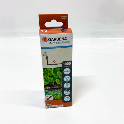 Gardena Micro-Drip-System 1000: Basisgerät, automatisches Bewässerungssystem, Druckreduktion, Wasserfilterung, einfache Verbindungstechnik.