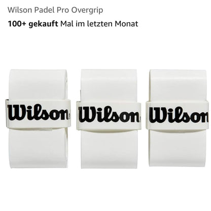 Wilson Unisex Padel Pro Overgrip, Padel-Zubehör, rutschfest, langlebig, optimaler Grip, ideal für Wettkämpfe.