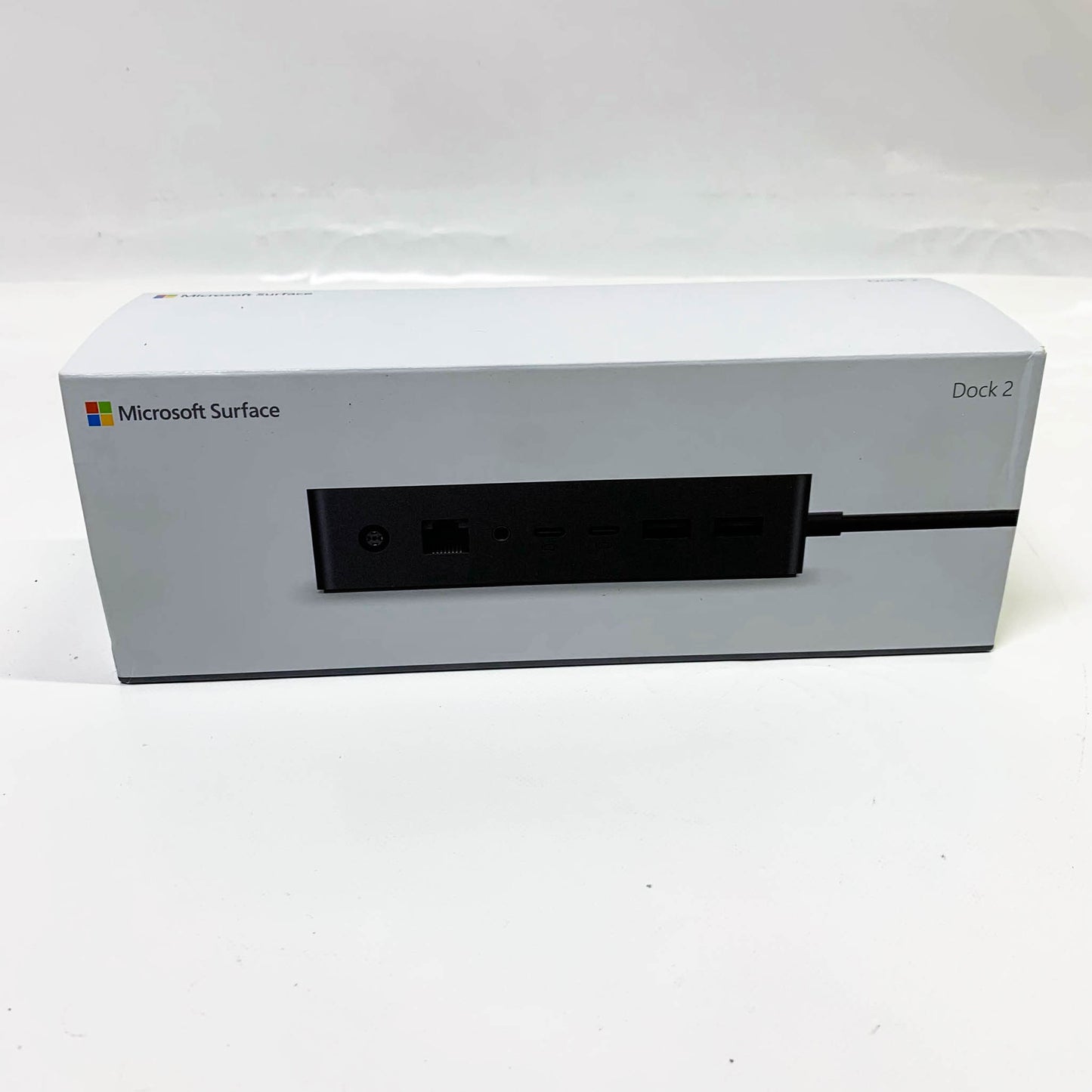 Microsoft Surface Dock 2, Dockingstation, USB-C, Schwarz, vielseitige Anschlussmöglichkeiten, ideal für Homeoffice und Büro.