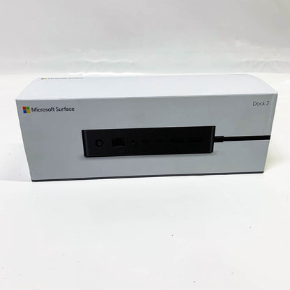 Microsoft Surface Dock 2, Dockingstation, USB-C, Schwarz, vielseitige Anschlussmöglichkeiten, ideal für Homeoffice und Büro.