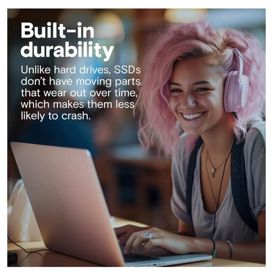 Crucial BX500, 500 GB, SATA III, 2,5 Zoll SSD, hohe Geschwindigkeit, zuverlässige Speicherlösung, ideal für Upgrades.