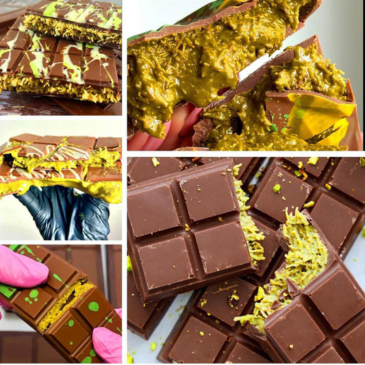 VICDUEKG, Set von 3, Nicht-Schokoladenformen, für Schokolade, Pudding, Süßigkeiten, tiefe Formen, Proteinpfanne