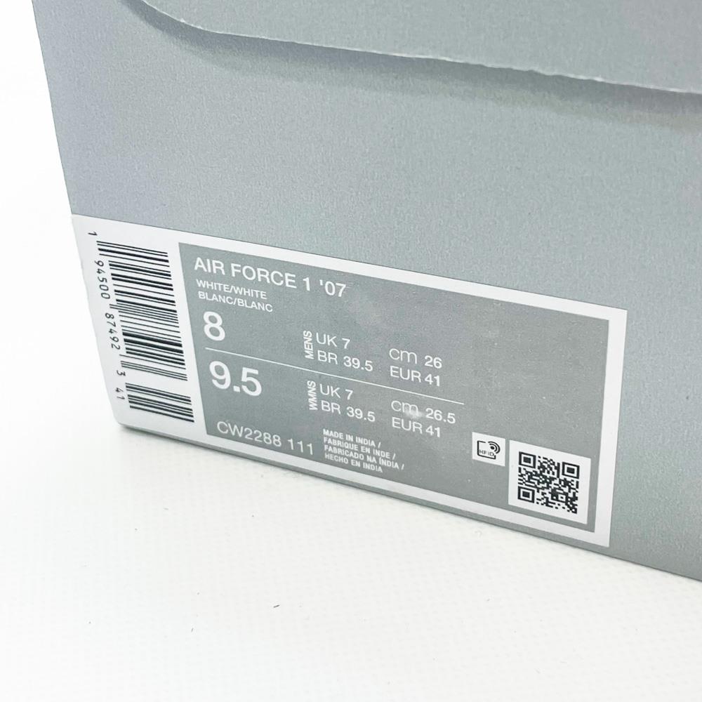 Nike Air Force 1 `07, EUR 41, Sneaker, zeitloses Design, gepolsterte Sohle, strapazierfähiges Obermaterial, ideal für Alltag und Sport.