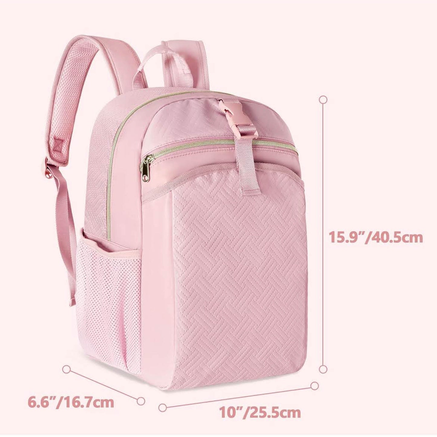 PROKVA Pickleball Bag, Paddel Rucksack, für 4 Paddel, großes Design, pink, für Frauen und Männer