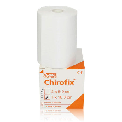 Chirofix Premium-Halteband, 1 x 10 cm, Verband, elastisch, hautfreundlich, für sicheren Halt, 10 Meter Rolle.