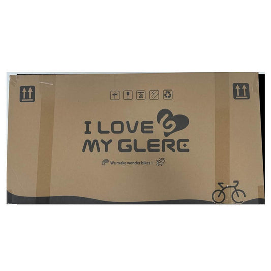 Glerc Daisy 12 Zoll Kinderfahrrad rot für Mädchen 1-4 Jahre mit Stützrädern, Korb und Luftschlangen