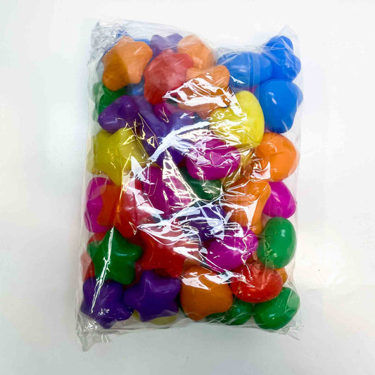 BESTonZON, 60 Bälle, Kunststoff-Bällebad, BPA-frei, 2.67 Zoll, sicher für Kleinkinder, ideal für Partys und Spielzelt.