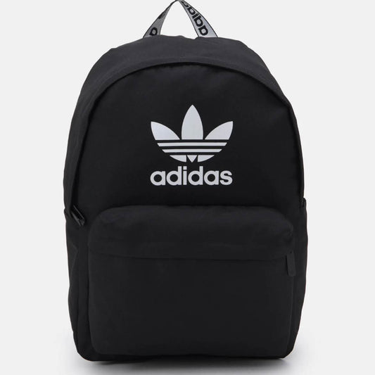 Adidas Rucksack Adicolor H35596, Schwarz, sportlicher Tagesrucksack, geräumiges Hauptfach, gepolsterte Schulterriemen