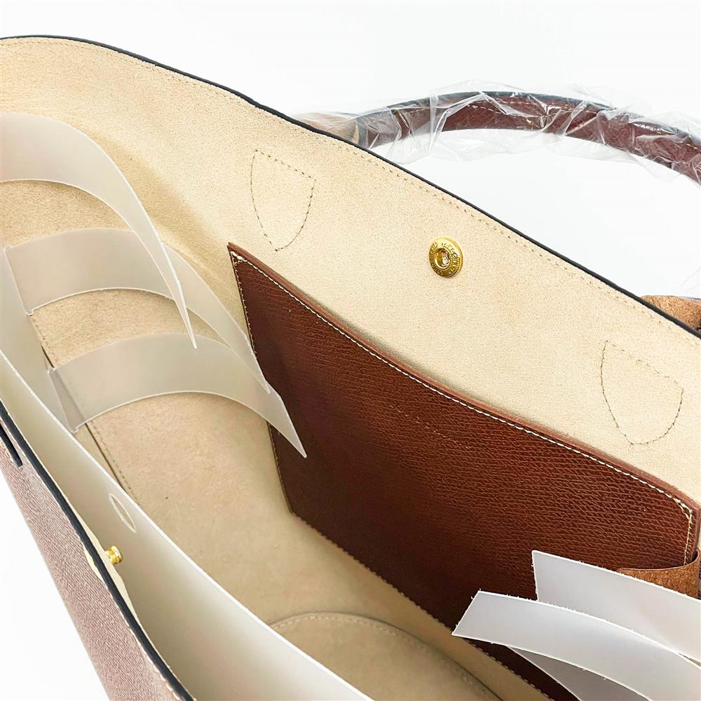 Longchamp Épure XL Shopper, Leder, Braun, geprägtes Logo, geräumig, elegante Einkaufstasche