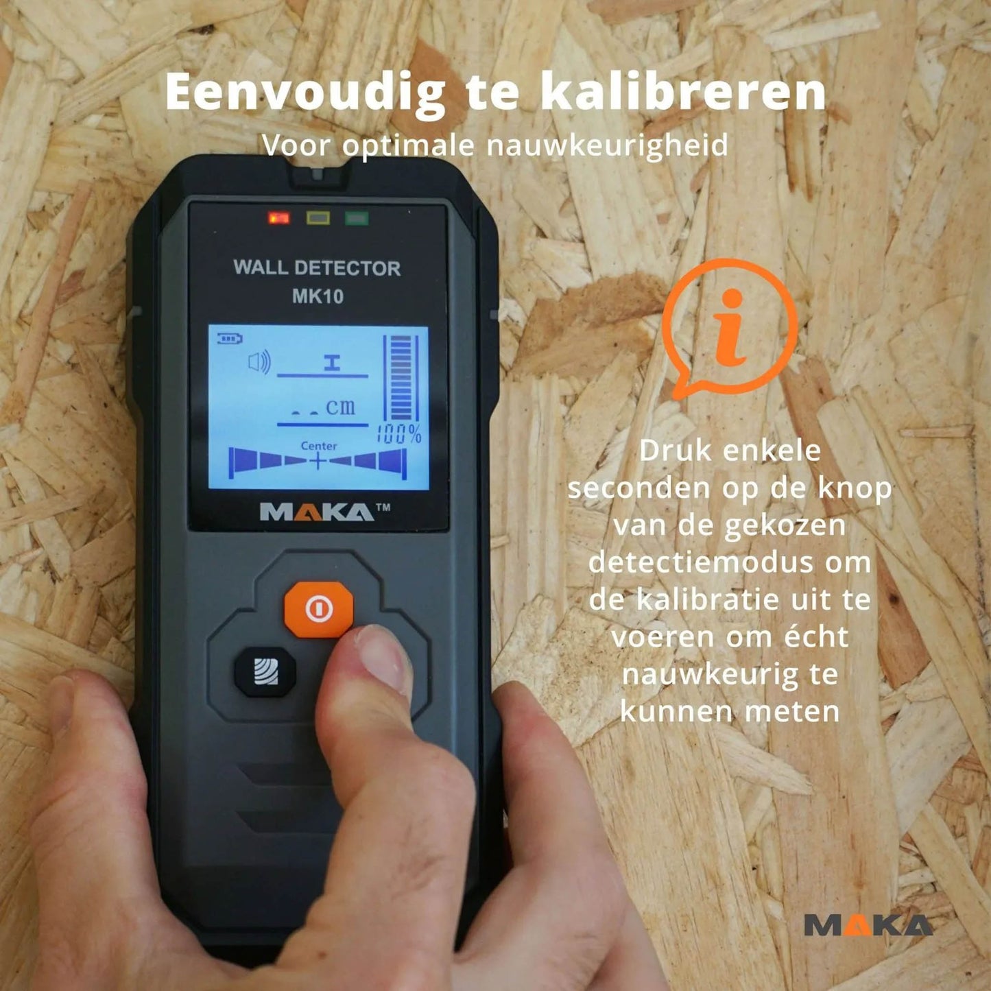 Maka MK10 Rohrsuchgerät, Ortungsgerät, präzise Rohrortung, robustes Design, einfache Handhabung, ideal für Bauprojekte.