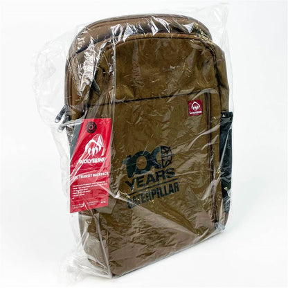 Wolverine 100 Years Caterpillar Rucksack, Braun, 18x12,5x9, robuster Tagesrucksack, vielseitig, markantes Design