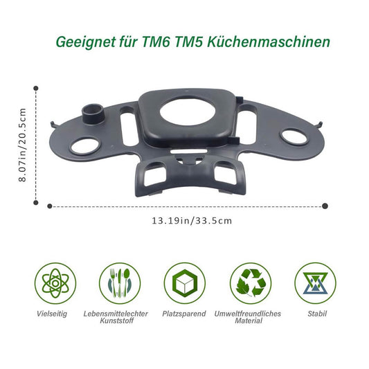 Veranstalter Halter für Thermomix TM6 Zubehör, Multifunktionaler Ständer für Deckel, Spatel, Rührstäbchen, Reinigungsbürste