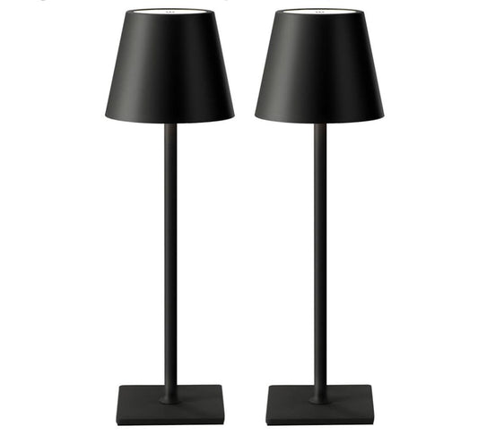 Visdanfo drahtlose LED-Tischlampe, 5000-mAh, dimmbar, 2700-6000K, wasserdicht, ideal für Schlafzimmer und Außenbereich