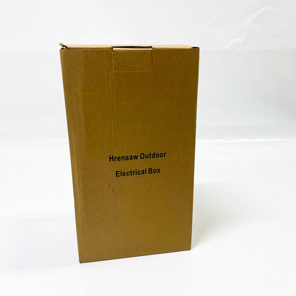 Grün, IP54, Elektrobox, Wetterfest, schützt Steckdose, Timer, Plug, für Außenbereich, 27x14.5x12.5 cm