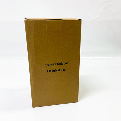 Grün, IP54, Elektrobox, Wetterfest, schützt Steckdose, Timer, Plug, für Außenbereich, 27x14.5x12.5 cm