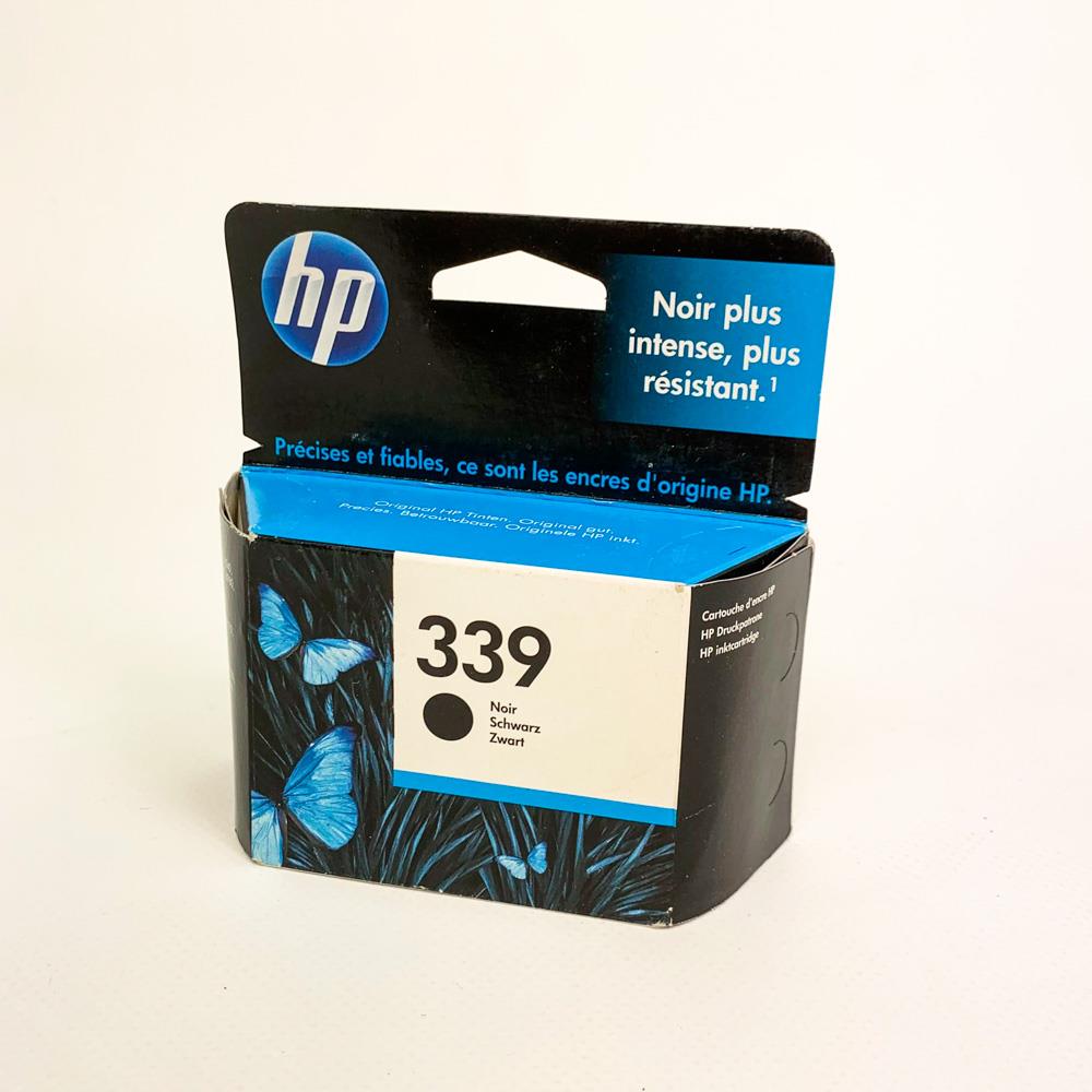 HP 339, Tintenpatrone, schwarz, hohe Reichweite, für HP Drucker, klare Ausdrucke, einfache Installation