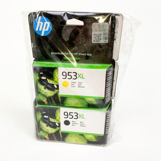 HP 953XL Multipack Tintenpatronen, hohe Reichweite, kompatibel mit HP Officejet Pro, Farben: Schwarz, Magenta, Gelb, Cyan