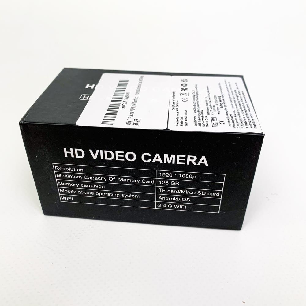 QZT Mini Kamera, HD WLAN Überwachungskamera, 3000mAh Akku, Live-Stream, App-Steuerung, Bewegungserkennung, Haustierkamera
