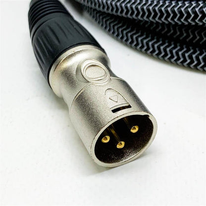 GeoHN.G XLR auf XLR Kabel 5M-2 Pack 3-Pin Mikrofonkabel Verlängerungskabel für Mixer Live-Bühne Lautsprecher Verstärker Musikaufnahme und mehr